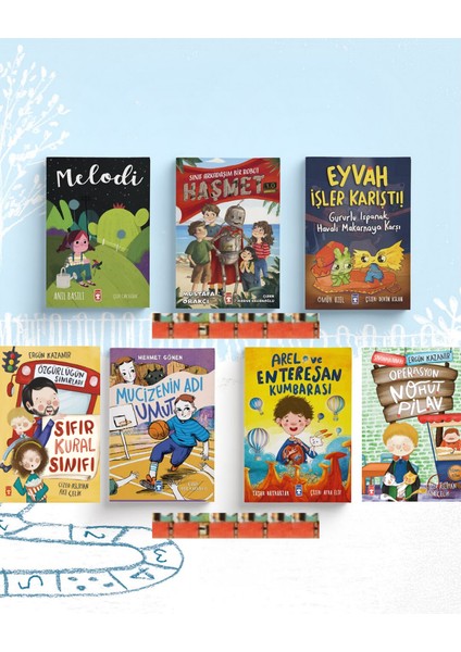 2.3.sınıf-Sıfır Kural Sınıfı, Operasyon Nohut Pilav, Melodi, Haşmet, Mucizenin Adı Umut(7kitap))