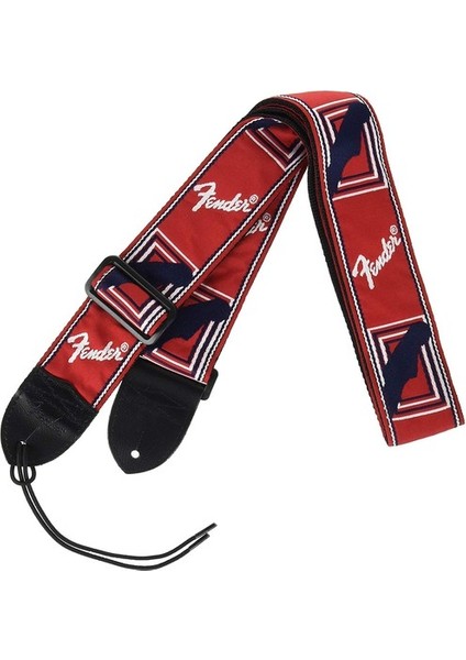 2" Monogrammed Strap Red/wht/blu