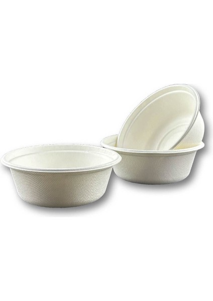 350ML Ekolojik Kağıt Kase Tabak 50 Adet, Beyaz, Doğa Dostu, Kullanışlı ve Dayanıklı fiyatları