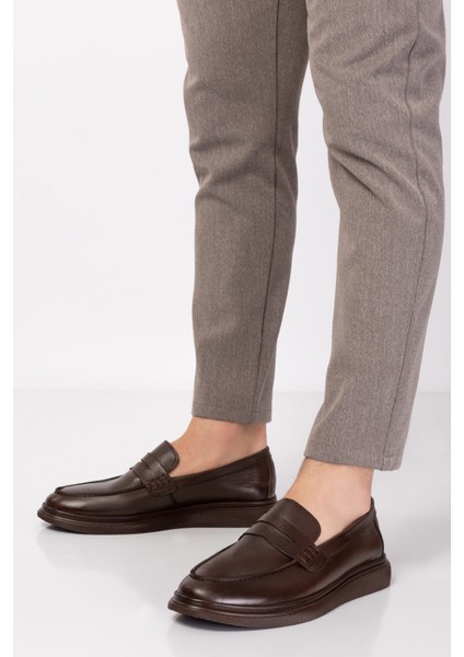 Hakiki Deri Erkek Bağcıksız Iç Dış Deri Erkek Ayakkabı