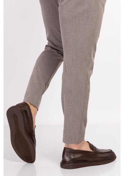 Hakiki Deri Erkek Bağcıksız Iç Dış Deri Erkek Ayakkabı fırsatları