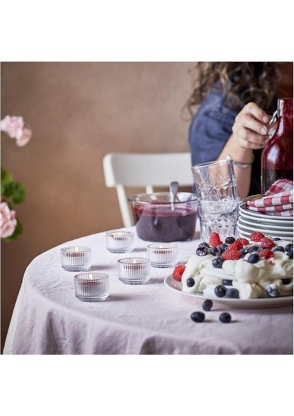 Kokulu Tealight Mum Kırmızı, 3,5 Saat, Yabani Meyve Aroması fiyatları