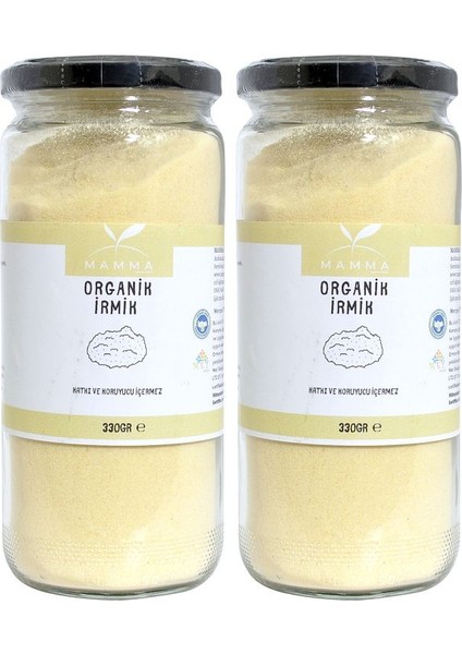 2'li Organik Bebek Irmiği Seti (2X300GR)