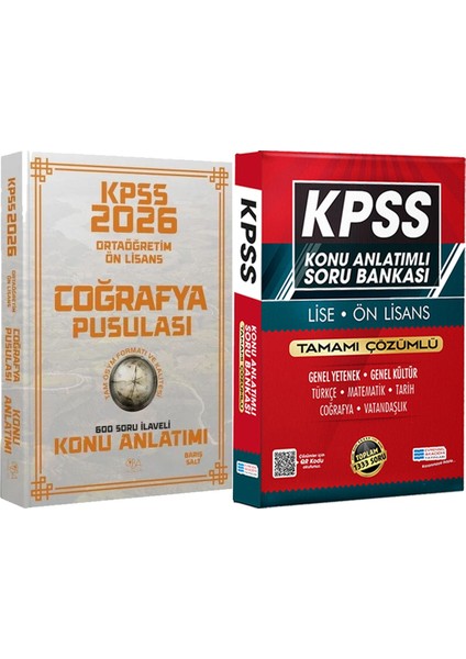 2026 Kpss Ortaöğretim Ön Lisans Coğrafyanın Pusulası Konu Anlatımı - Lise Önlisans Konu Ant. Soru
