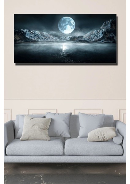 Çok Renkli Denizle Buluşma Kanvas Tablo AR030402, Şık ve Canlı Dekorasyon.