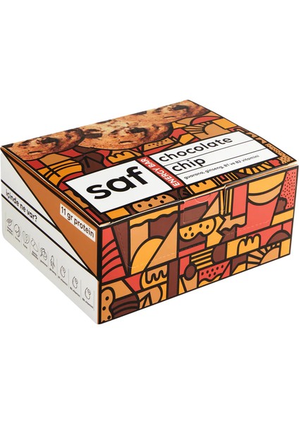 Chocalate Chıp Energy Bar 50 gr x 12 fiyatları