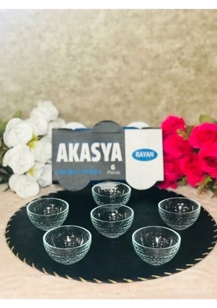 Turuncu Cam Lokumluk Akasya RYN003, Şık ve Kullanışlı Ev Aksesuarı