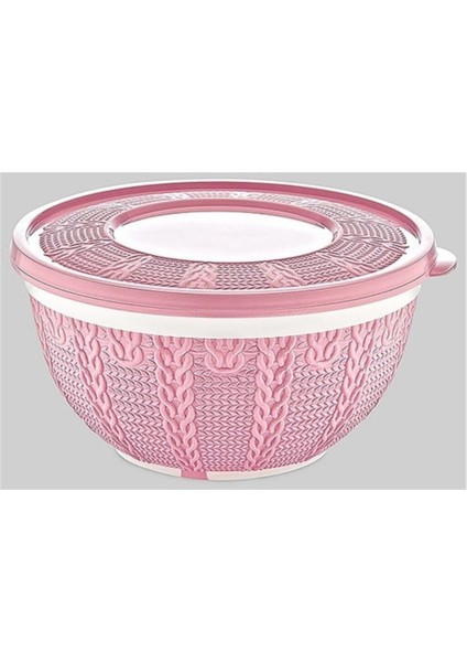 3 No Renkli Örgü Kapaklı Kase E269, Şık ve Kullanışlı Tasarım