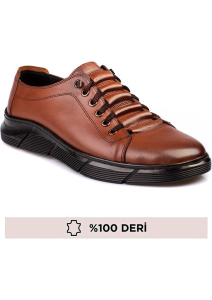 Hakiki Deri Lastikli Iç Dış Deri Erkek Ayakkabı