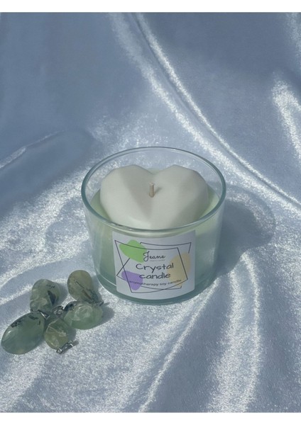 Yeşil Taşlı Aromaterapi Kolye Ucu ve Mum Seti Hediye modelleri