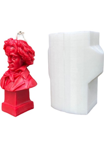 Beyaz Silikon Mum Kalıbı, 1 Adet, Şık ve Kullanışlı Tasarım modelleri