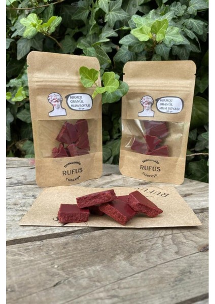 Kırmızı Granül Mum Boyası 50GR, Parlak ve Canlı Renk Seçeneği