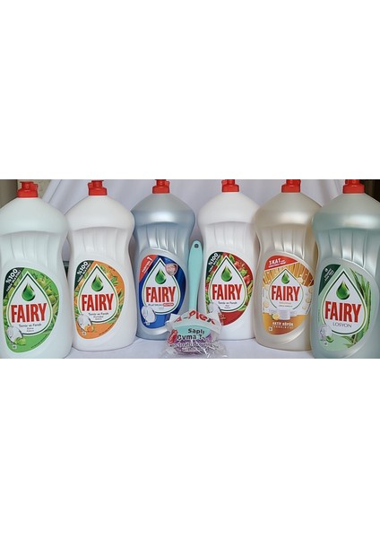 Sıvı Bulaşık Deterjanı 6 'lı Set ( 6 Adet x 1500 ml ) A-Plex Saplı Ovma Topu Hediye