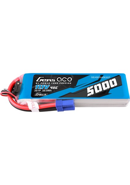 Gens Ace G-Tech 3s 5000MAH 45C Lipo Batarya fiyatları