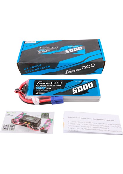 Gens Ace G-Tech 3s 5000MAH 45C Lipo Batarya fırsatları