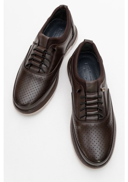 Hakiki Deri Erkek Bağcıksız Lastikli, Iç Dış Deri Yazlık Erkek Ayakkabı