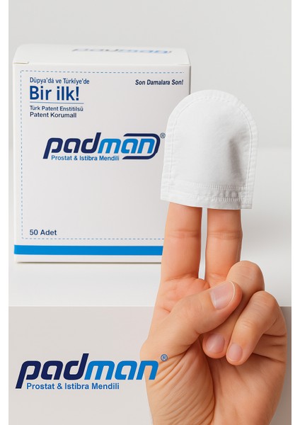 & Istibra Mendili – Son Damla Önleyici, Hijyenik Tek Kullanımlık Mendil 50’li