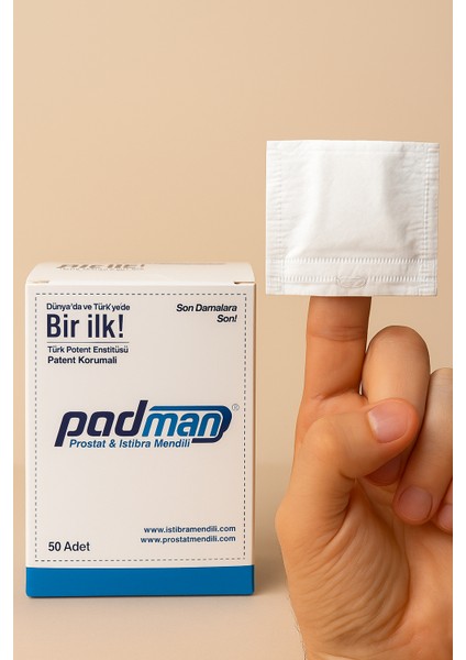 & Istibra Mendili – Son Damla Önleyici, Hijyenik Tek Kullanımlık Mendil 50’li modelleri