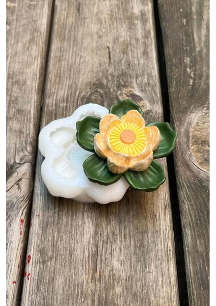 Beyaz Lotus Çiçek Silikon Mum Kalıbı, 4'lü Set, Yaratıcı ve Şık Tasarım fiyatları