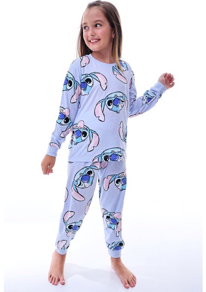 Cute Monster Desenli Kız Çocuk Pijama Takımı fiyatları
