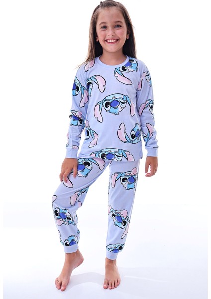 Cute Monster Desenli Kız Çocuk Pijama Takımı indirimleri