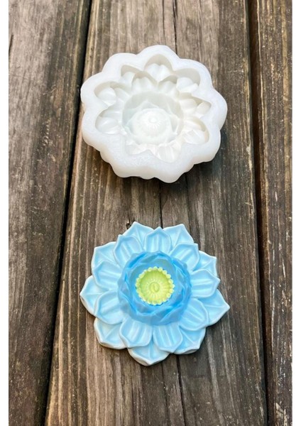 Beyaz Lotus Çiçek Silikon Mum Kalıbı, 3'lü Set, Ev Dekoru ve Hediye Seçenekleri fırsatları