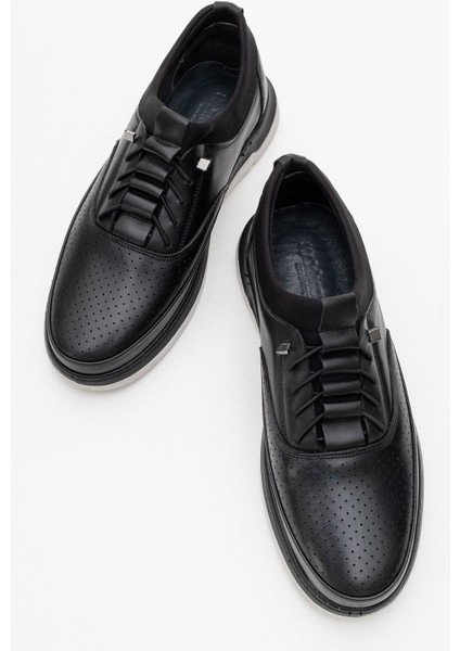 Hakiki Deri Erkek Bağcıksız Lastikli, Iç Dış Deri Yazlık Erkek Ayakkabı