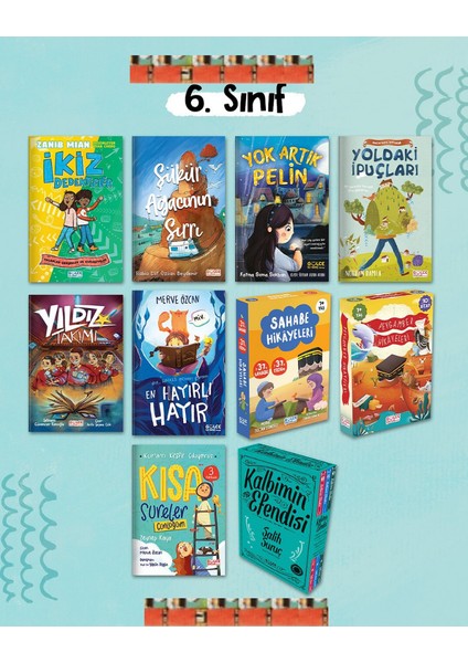 6.sınıf- En Hayırlı Hayır Bir Hazreti Ibrahim Romanı, Yıldız Takımı, Sahabe Hikayeleri Set, Peygamber Hikayeleri Set (Nitelikli-7kitap-3set)