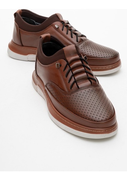 Hakiki Deri Erkek Bağcıksız Lastikli, Iç Dış Deri Yazlık Erkek Ayakkabı