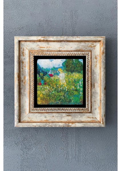 20X20 cm Taş Tablo, Duvar Dekoru, Sanat Eseri, Renkli ve Şık Tasarım