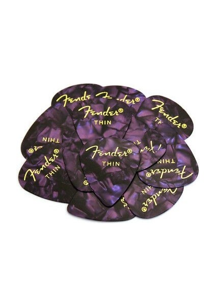 Pena Fender Premium Celluloid 351 Shape Thin Purple Moto