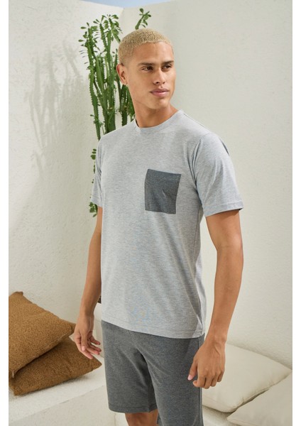 2008 Erkek O Yaka Şortlu Takım