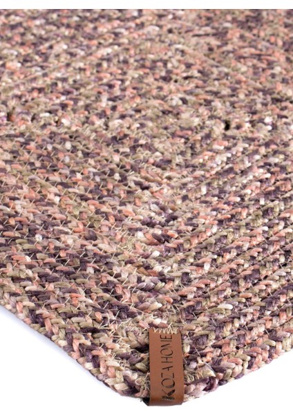 El Yapımı Örgü Mor Kare Supla, 32X32, Şık ve Doğal Ev Dekoru Için Ideal modelleri