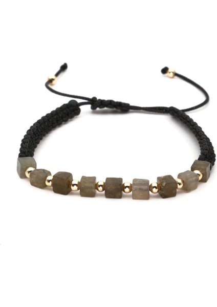 Labradorit Macrome Doğal Taş Bileklik SPF-A-050 fiyatları