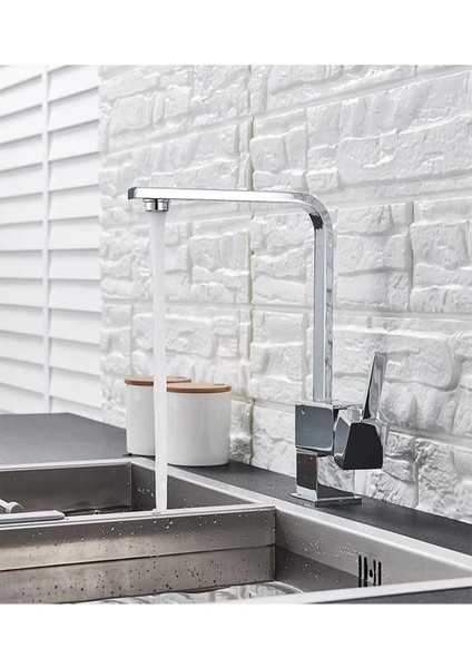 Mix Kare Eviye L Boru Mutfak Bataryası Aç Kapa Ağır Gövde Musluk fiyatları