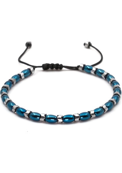 Hematit Macrome Doğal Taş Bileklik SPF-A-026 modelleri