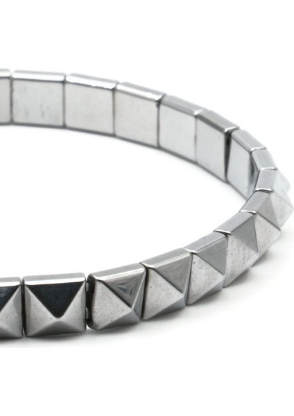 Hematit Doğal Taş Bileklik SPF-A-024 modelleri