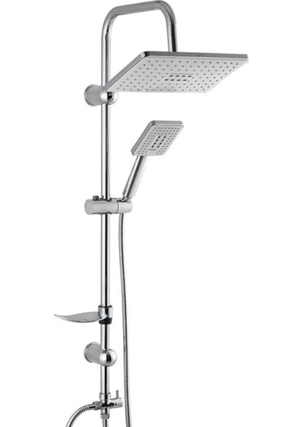 Makedonya Beyaz Mix Banyo Duş Bataryası Robot Yağmurlama Duş Seti 2 In 1 Set modelleri