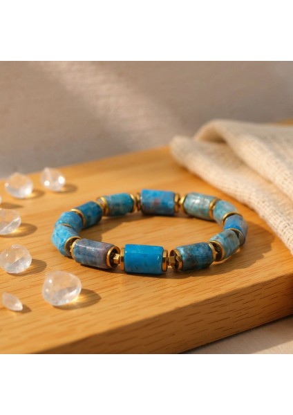 Apatit Hematit Doğal Taş Bileklik SPF-A-014 fiyatları