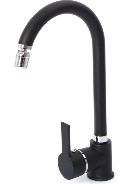 Siyah Delta Evye Mutfak Bataryası Oynar Başlıklı Musluk fiyatları