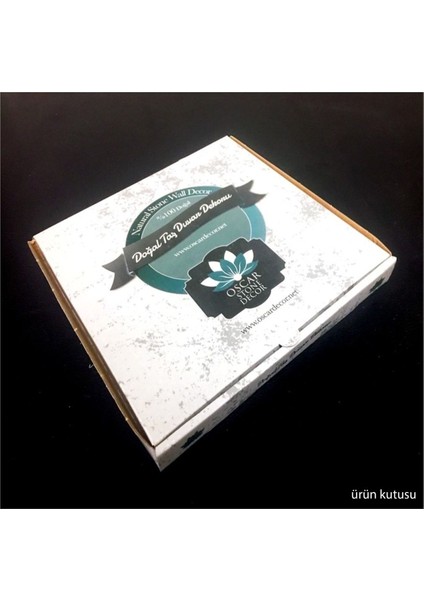 Mistik Temalı 20X20 cm Taş Çerçeveli Duvar Dekoru, Sıcak ve Şık Bir Dekor Parçası fırsatları