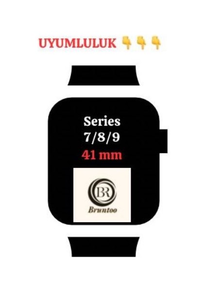 Apple Watch Series 7/8/9 41 mm Kasa ve Ekran Koruyucu Mika Kılıf . fiyatları