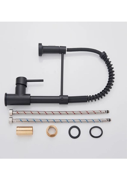 Sipirialli Uzatma Hortumlu Mutfak Eviye Bataryası Kaliteli Siyah Garantili Musluk fırsatları