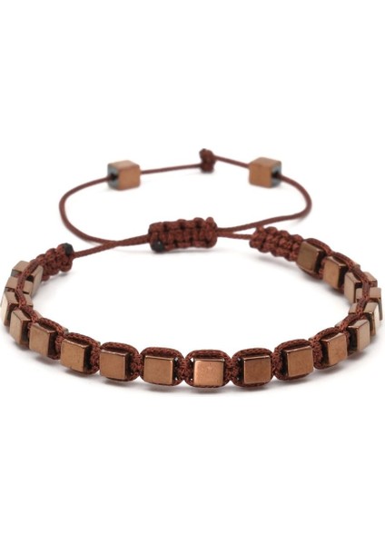 Hematit Macrome Doğal Taş Bileklik SPF-A-027 fiyatları