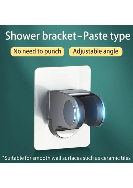 Krom Fusa 5 Fonksiyonlu Banyo Duş Başlığı 1,5 Metre Örgülü Hortumlu Yapışkanlı Mafsallı Set fırsatları