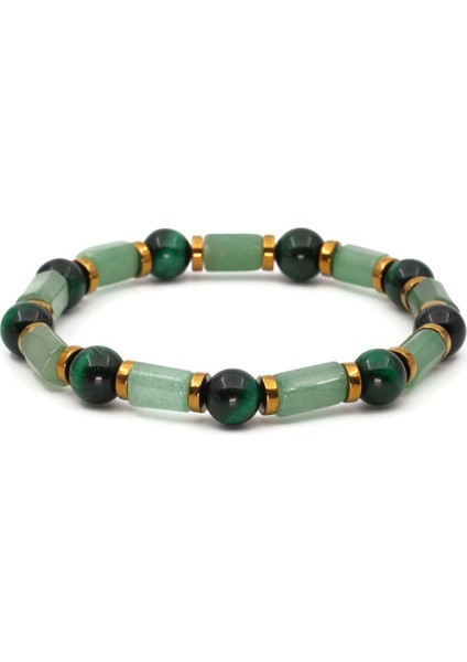 Kaplan Gözü ve Aventurin Doğal Taş Bileklik SPF-A-034 modelleri