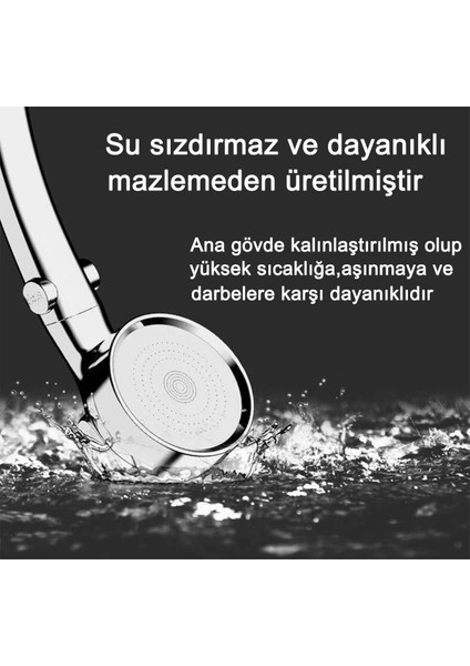 Su Tasarruflu Krom Viva 3 Fonksiyonlu Aç Kapa Özellikli Banyo Duş Başlığı Kaliteli Duş Telefon indirimleri
