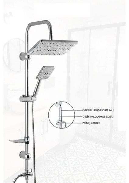 Pure Beyaz Rusya Yeni Nesil Siyah Robot Tepe Yağmurlama Duş Seti Duş Başlığı Duş Hortum fiyatları