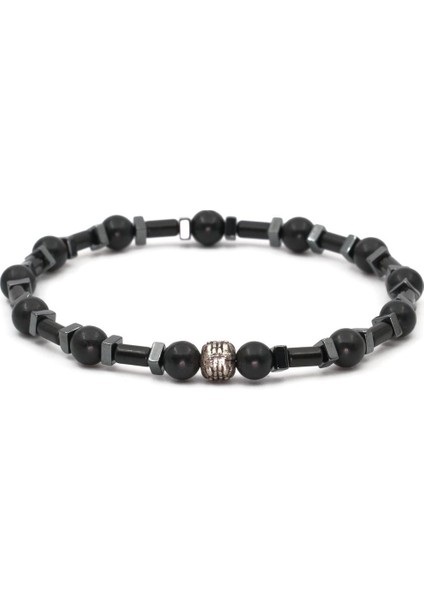 Shungite ve Hematit Doğal Taş Bileklik SPF-A-061 fiyatları