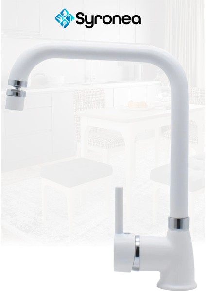 Delta Beyaz Mutfak Evye Lavabo Bataryası 360 Derece Döner Başlıklı Batarya Musluk fiyatları